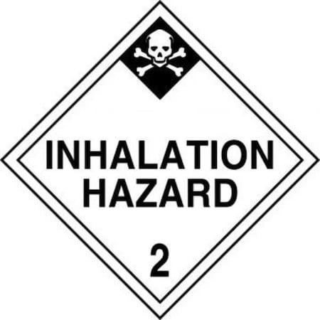 Accuform DOT PLACARD HAZARD CLASS 2  MPL205CT100 MPL205CT100